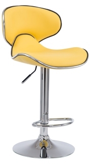 CLP Tabouret de bar Las Vegas V2 metal jaune avec