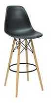 Lot de 2 tabourets scandinave VICK Couleur Noir