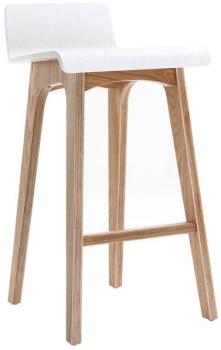 Chaise de bar en bois - 65 cm - Scandinave - BALTI