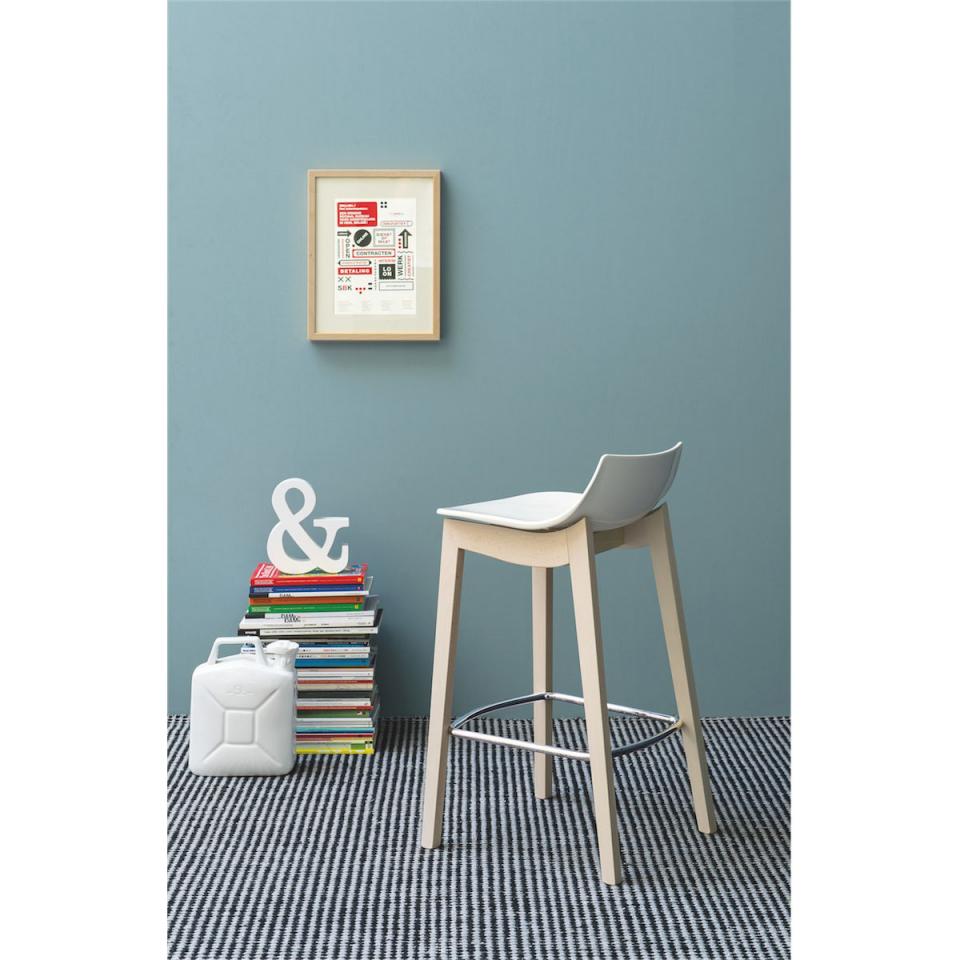 Tabouret de Bar Led Wood Hêtre Blanc Tabouret de Bar Led Wood Hêtre