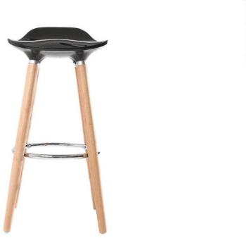 Tabouret de bar design noir scandinave GILDA Tabouret de bar design noir