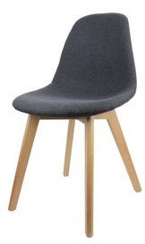 CHAISE SCANDINAVE EN TISSU