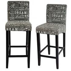 Tabouret de bar lot de 2 LOKA Tabouret de bar lot de 2 LOKA