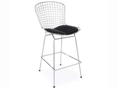 Chaise de bar Bertoia Wire