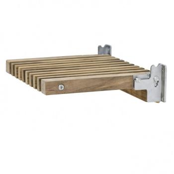 Cutter - Strapontin rabattable - teak/38,5x31cm