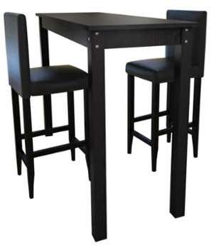 Lot de 2 tabourets de bar avec table haute - HELLO