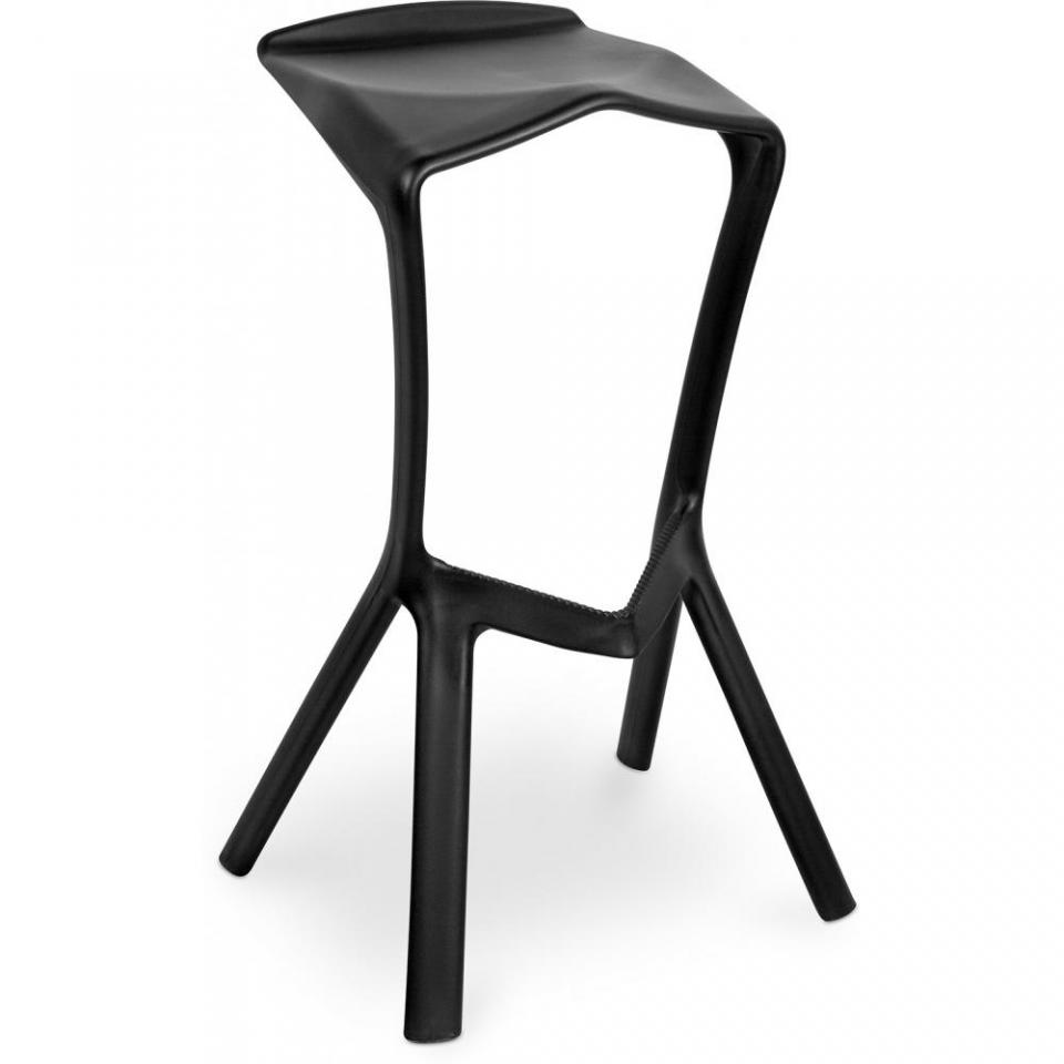 Tabouret de bar Design - Marcus Noir