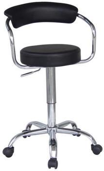 Tabouret à roulettes / de travail noir M-95026/19