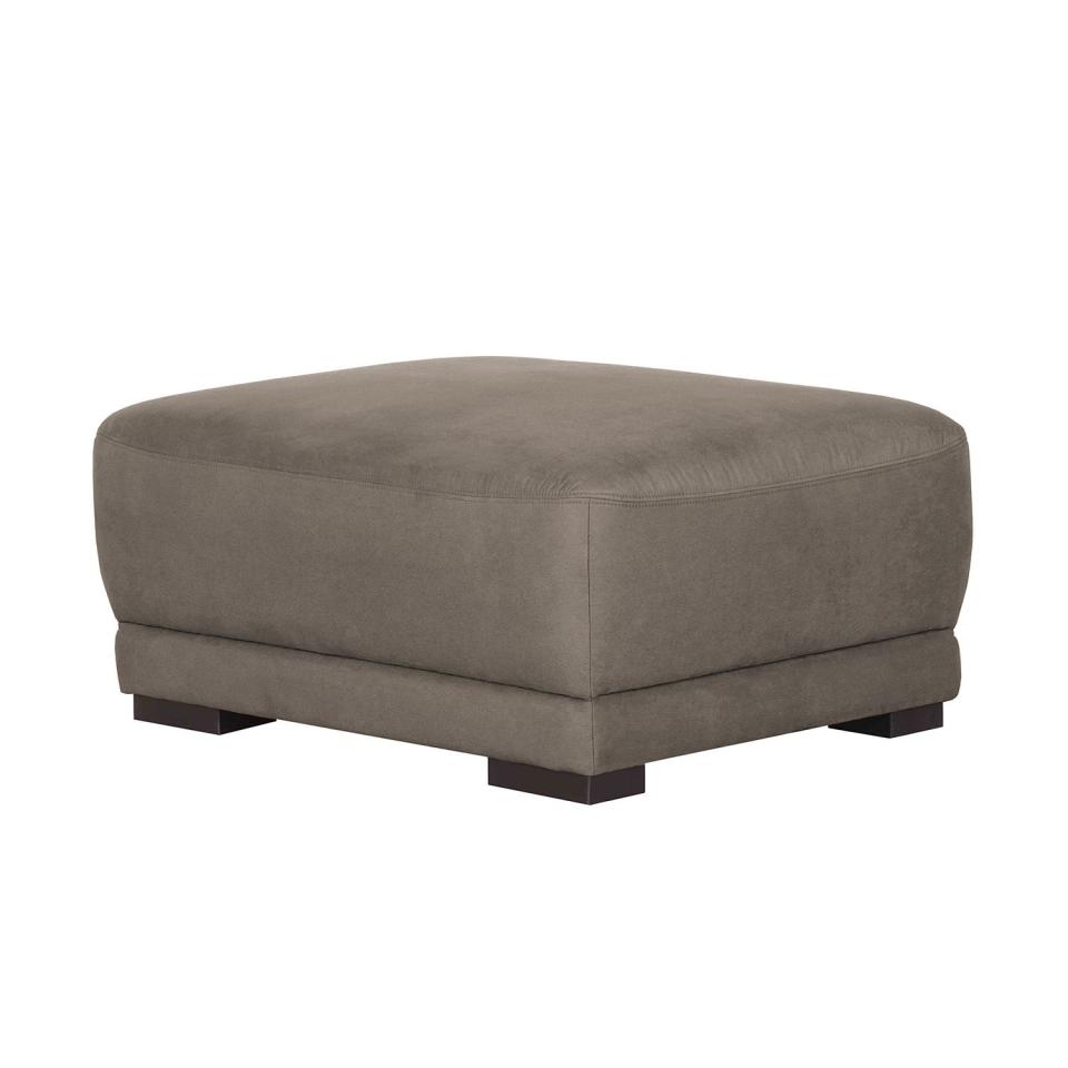 Tabouret Robö - Microfibre - Ressorts - Marron gri