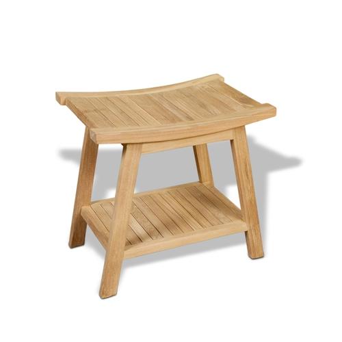 Tabouret en teck massif - Kyoto