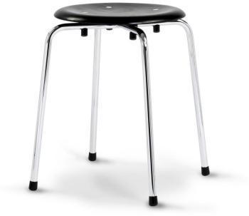 Eiermann - Tabouret S 38 S/1 - noir mariné/structu