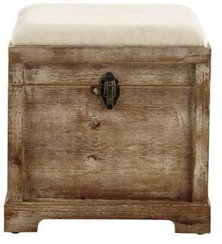 Coffre banc en bois L 39 cm CASCABELLE