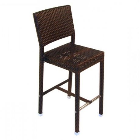Tabouret snack en imitation rotin - Savannah