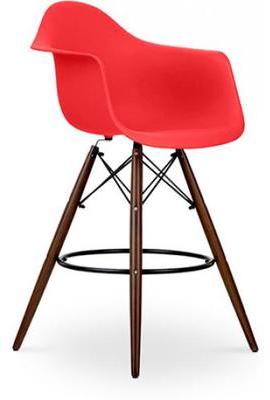 Tabouret Darwin Piètement foncé - Polypropylène Ma