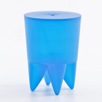 BUBU - Tabouret - azure bleu/semi opaque