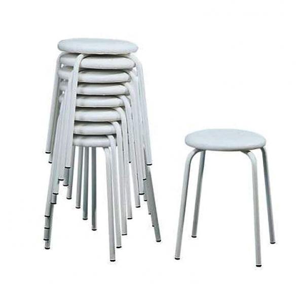 TABOURET DE CUISINE EMPILABLE TABROND