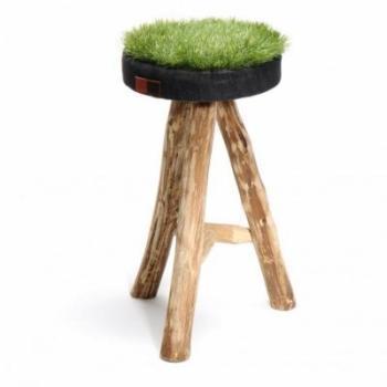 Green Grass tabouret avec une assise en pelouse sy