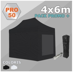 Tente pliante 4x6 PRO50 Pack promo +