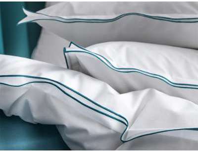 Taie doreiller Percale de coton peigné 80 fils/cm