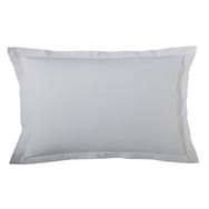 Taie oreiller volant plat 40x60cm