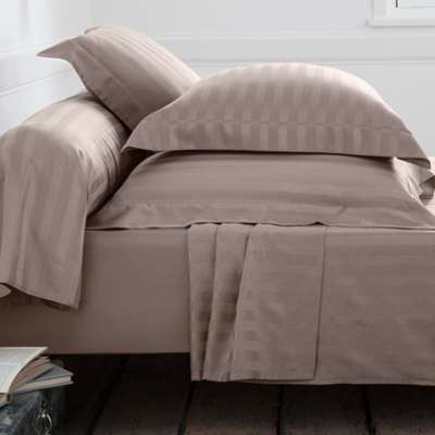 Taie, satin de coton, tissage rayé - La Redoute In
