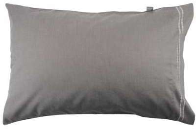 Taie doreiller gris 50x75 cm iced bloom