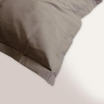 Taie doreiller uni 80x50 cm 100% coton ALTO Musca