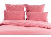 Taie doreiller 100% percale de coton chambray fin