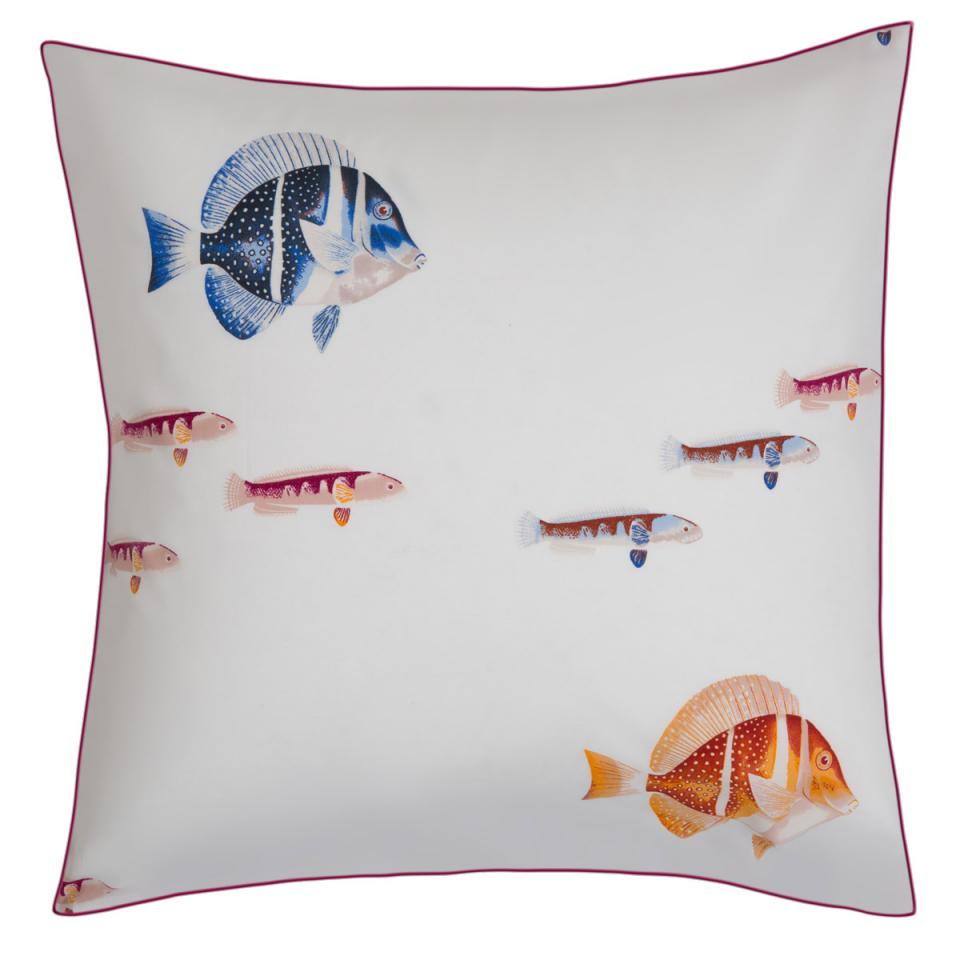 Taie doreiller Escalette - 65 x 65 cm - Blanc