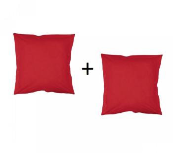 Pack 2 Taies dOreillers Rouges 50x70 Douceur DIn