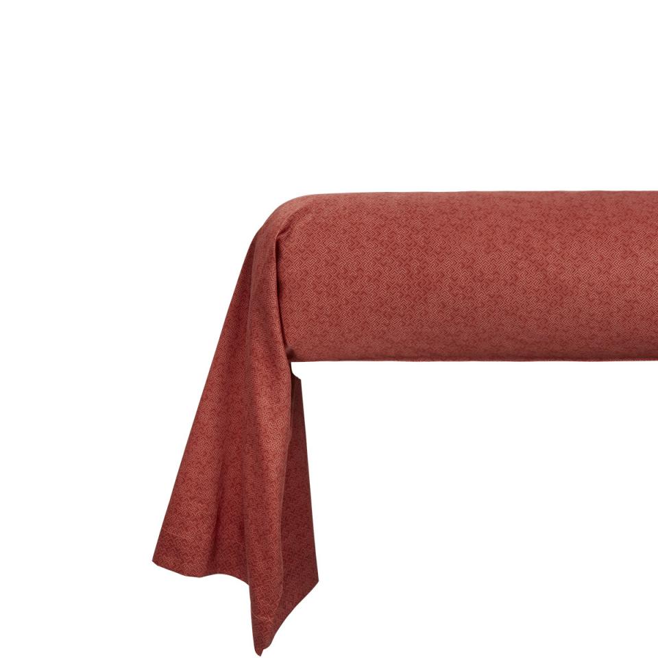 Taie de traversin Stencil - 85 x 210 cm - Chestnut