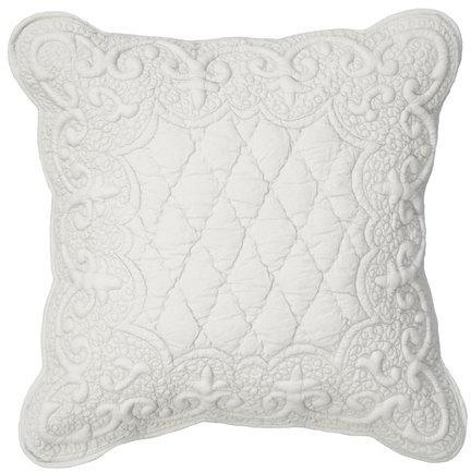 Taie doreiller boutis uni blanc LOVE