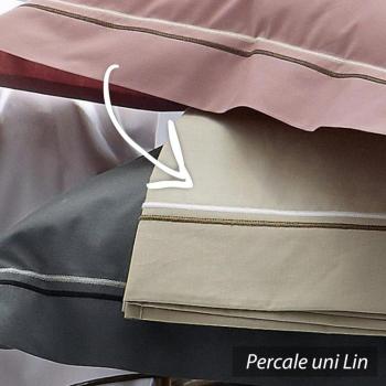 Taie doreiller 40x40 cm uni Percale pur coton HOT