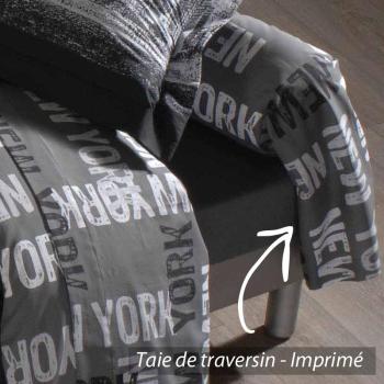 Taie de traversin 140x43 cm 100% coton NEW YORK