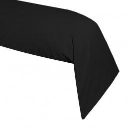 Taie de traversin Confort Noir