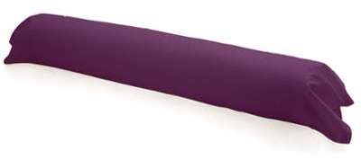 Taie traversin 100 coton 57 fils coloris deep purple Taie traversin 100 coton 57