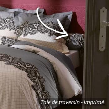 Taie de traversin 200x43 cm 100% coton MALICE
