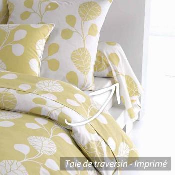 Taie de traversin 240x43 cm 100% coton KIRUNA CITR