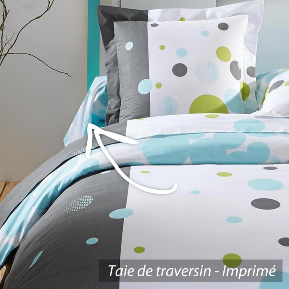 Taie de traversin 240x43 cm 100% coton MOOD JUPITE