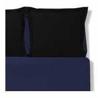 Taie de traversin coton percale ACTUEL Couleur Noi