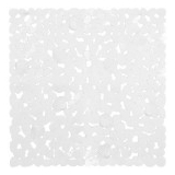 Tapis de douche anti dérapant Cabourg Blanc Blanc PLANETE Tapis de douche anti dérapant