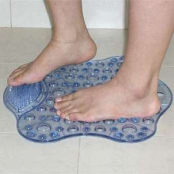 Tapis de bain nettoyant pour les pieds