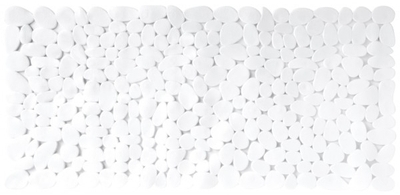 Tapis de bain antidérapant - blanc Blanc PLANETE BAIN Tapis de bain antidérapant