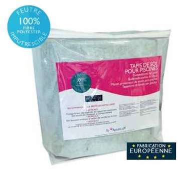 Tapis de sol 750 x 400, 100g/m² pour liner de pisc