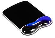 Tapis souris avec repose-poignet ergonomique noir/