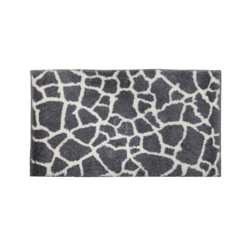 Tapis de bain Carrare gris gris souris 70x120 cm