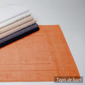 Tapis de bain 60x100 cm FLAIR Rouge Terre 1500 g m2 Tapis de bain 60x100 cm FLAIR