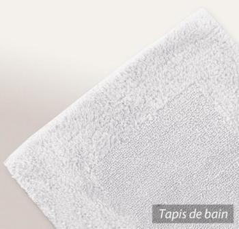 Tapis de bain 60x60 cm LUXOR Blanc 2000 g m2 Tapis de bain 60x60 cm LUXOR