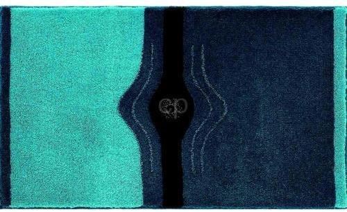Tapis de bain OPALE aqua Bleu 60x100 cm