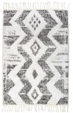 Tapis de salle de bain HKliving Zigzag 75 x 110 cm